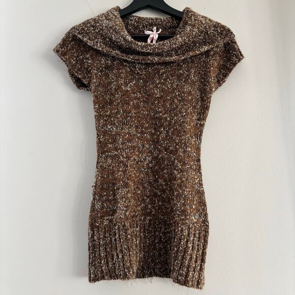 Derek Heart Y2K Marbled Tunic Sweater Size Medium - Picture 1 of 7